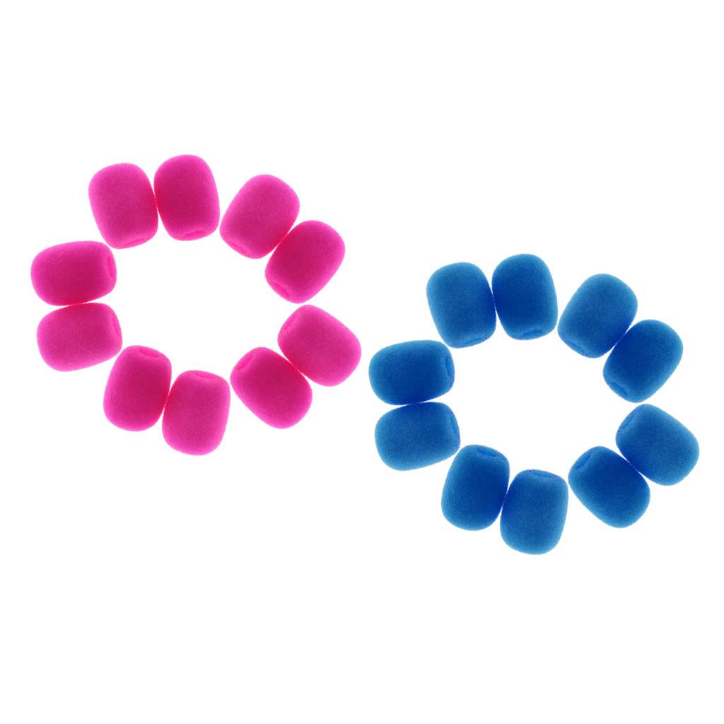 20 Pcs of Pack Mini Microphone Sponge Windscreen Mic Cover Shield Protection