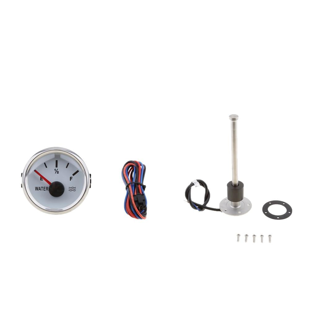 200mm Fuel & Liquid Water Level Gauge Sensor + 52mm Water Level Gauge