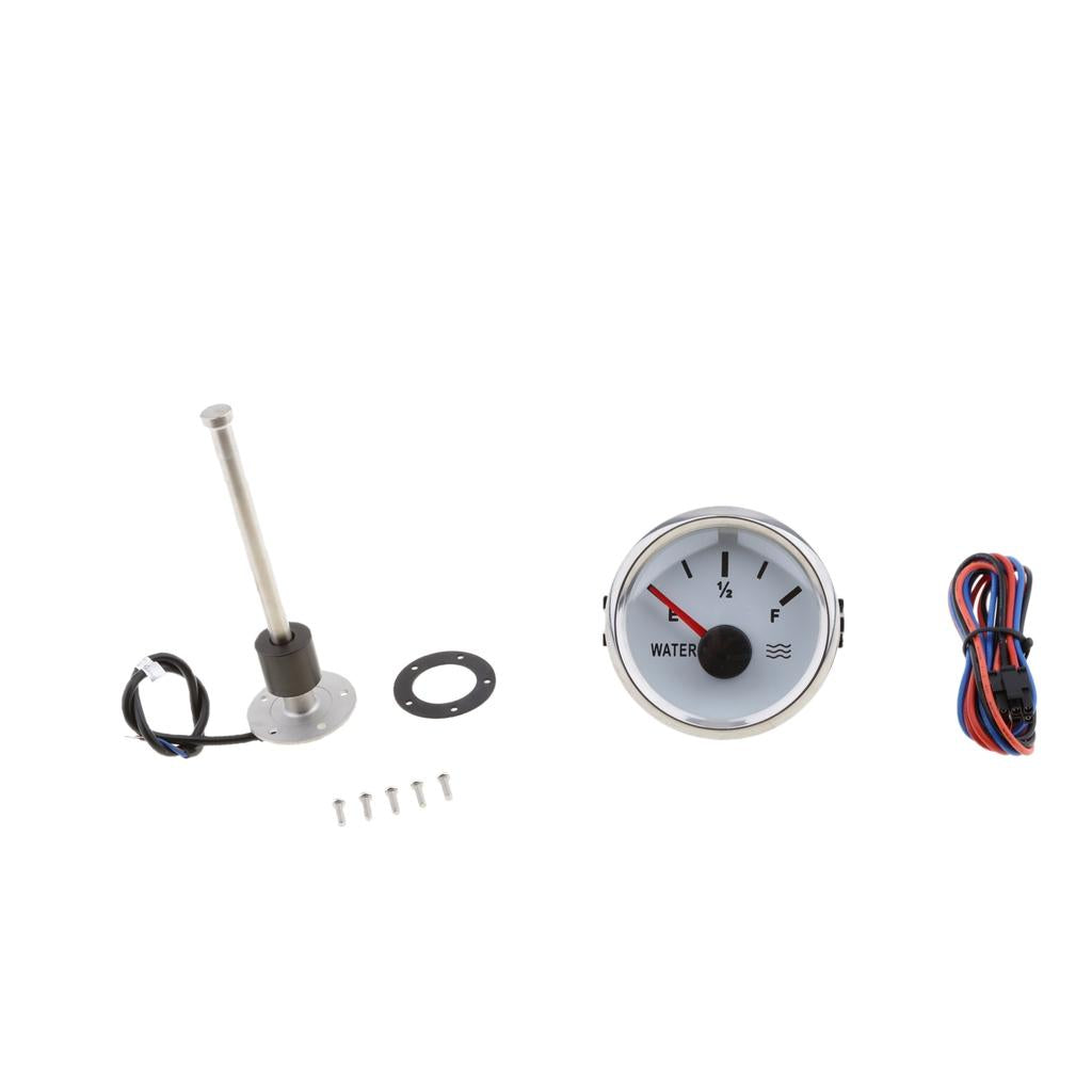 200mm Fuel & Liquid Water Level Gauge Sensor + 52mm Water Level Gauge