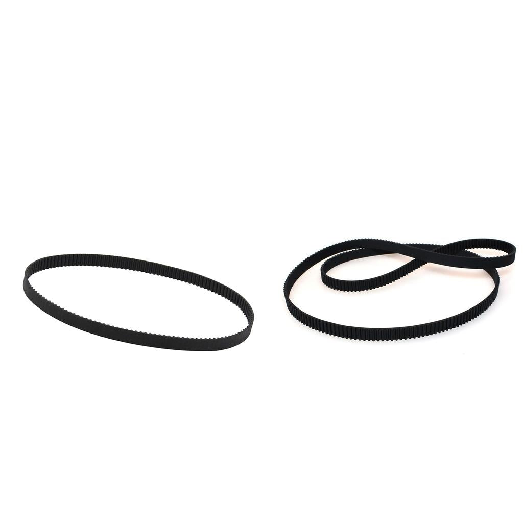 2pcs 3D Printer Belt Closed Loop Rubber GT2 Timing Belt 2GT-6 200mm & 280mm