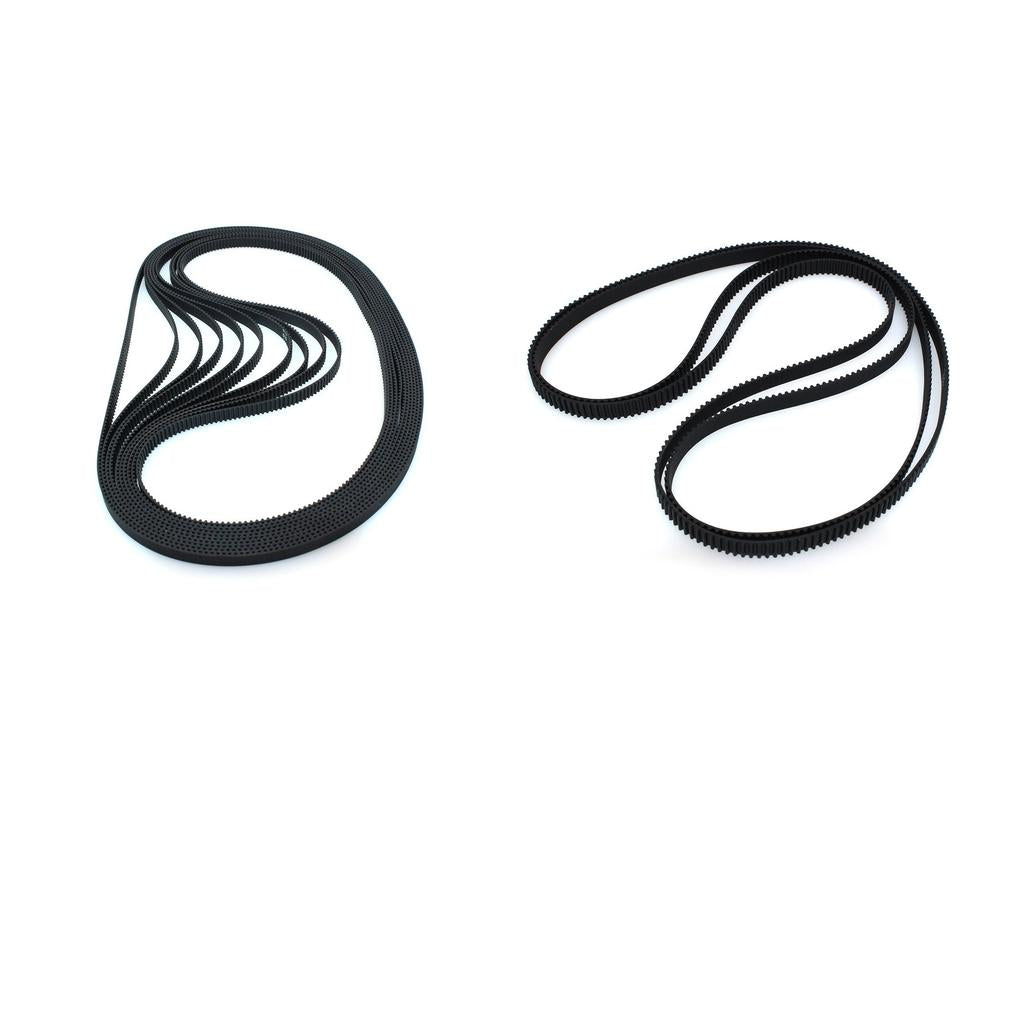 2pcs 3D Printer Belt Closed Loop Rubber GT2 Timing Belt 2GT-6 200mm & 280mm