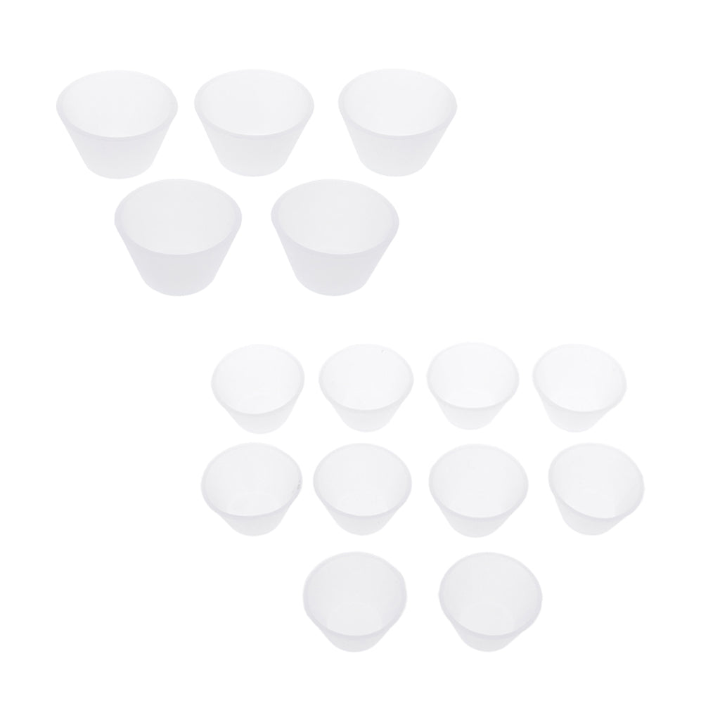 15 Pieces Silicone Resin Glue Tool Distribution Cup Jewelry Making Tools
