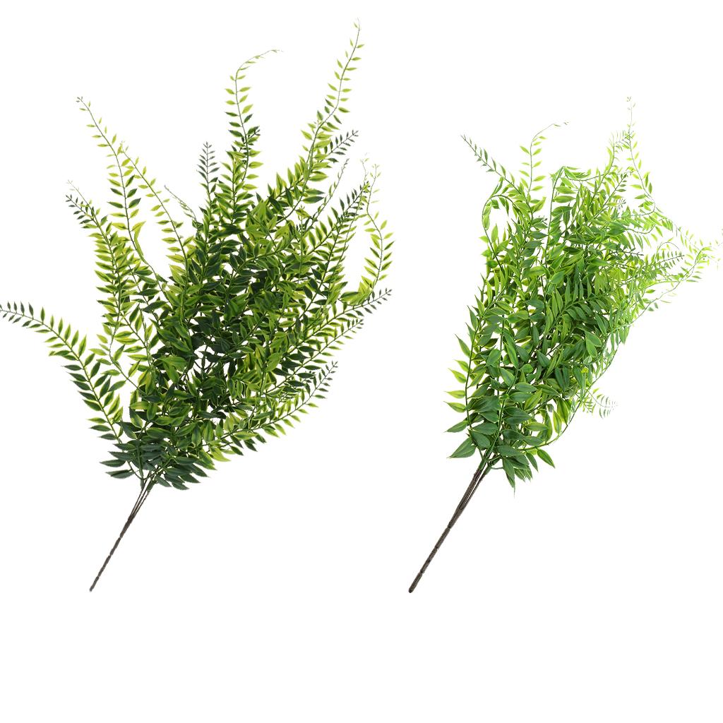 2pcs Artificial Weeping Willow Ivy Vine Outdoor Indoor Hanging Decor