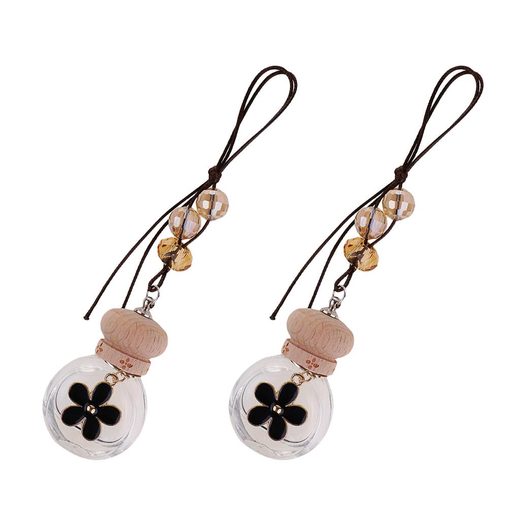 10pcs Car Perfume Bottle Hanging Air Freshener Diffuser Fragrance Bottle