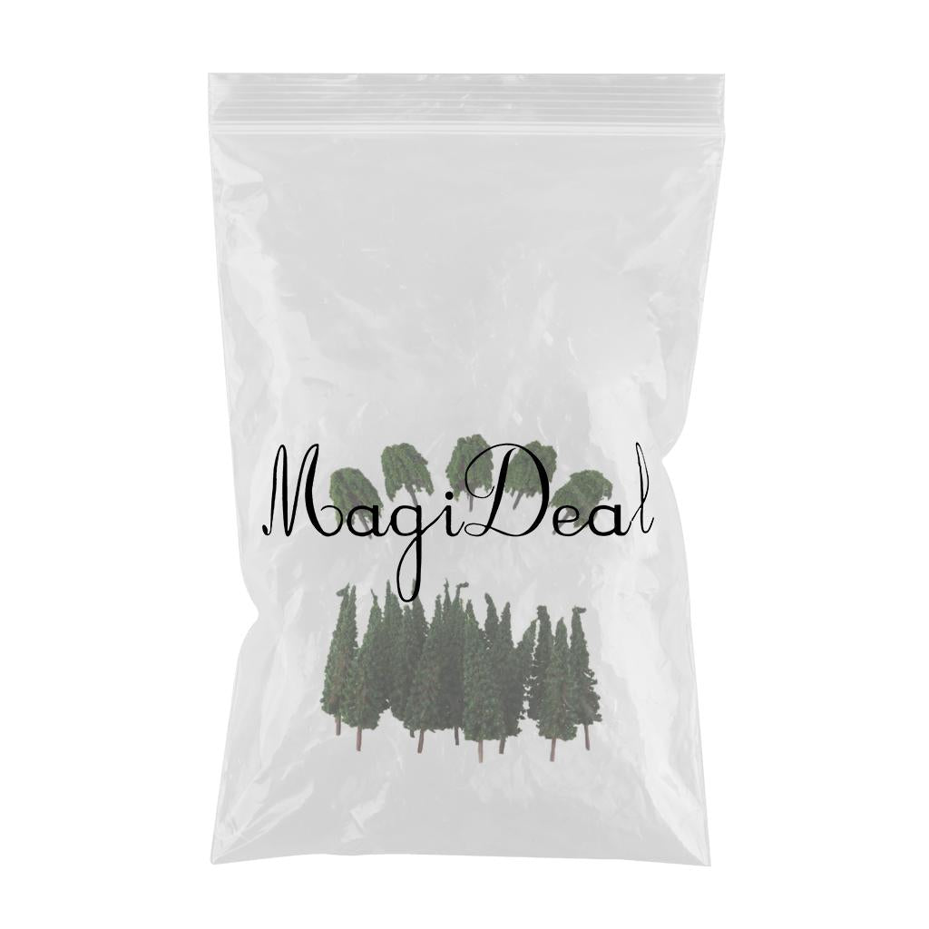 100 Pieces Train Model Trees Scale 1:100 - 300 Railroad Scenery