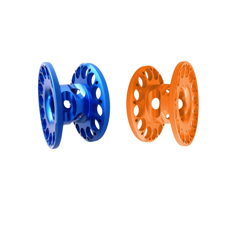 2pcs Lightweight Aluminum Alloy Scuba Diving Finger Reel Guide Line Spool