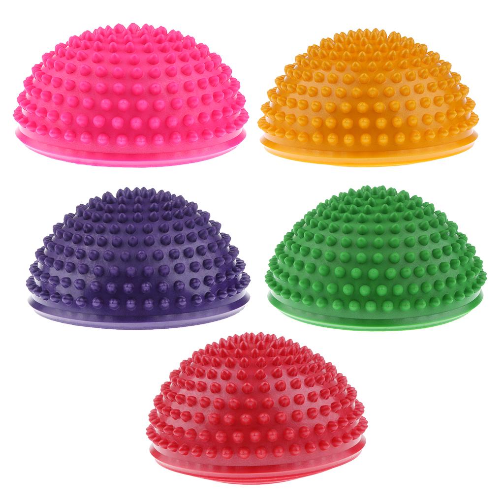 5 Pieces Hedgehog Styled Domed Stability Balance Pod for Kids & Adults