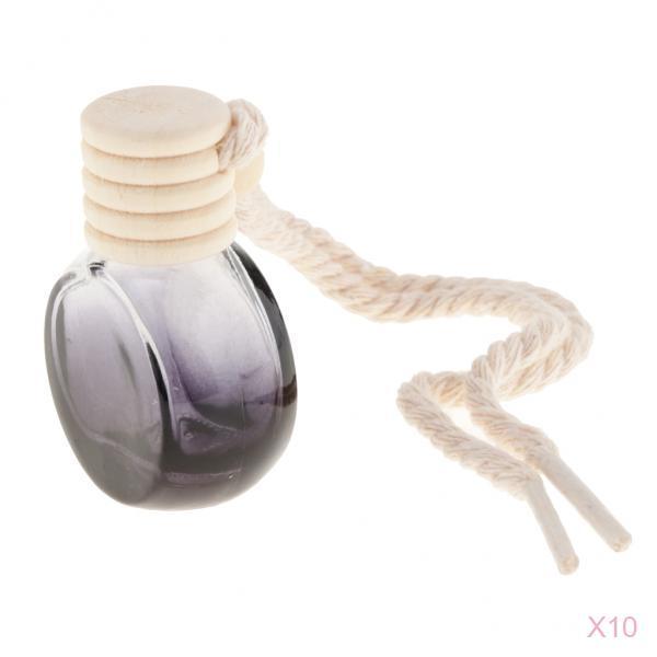10ml Empty Perfume Bottle Pendant Car Hanging Ornament Home Decor 10Pieces