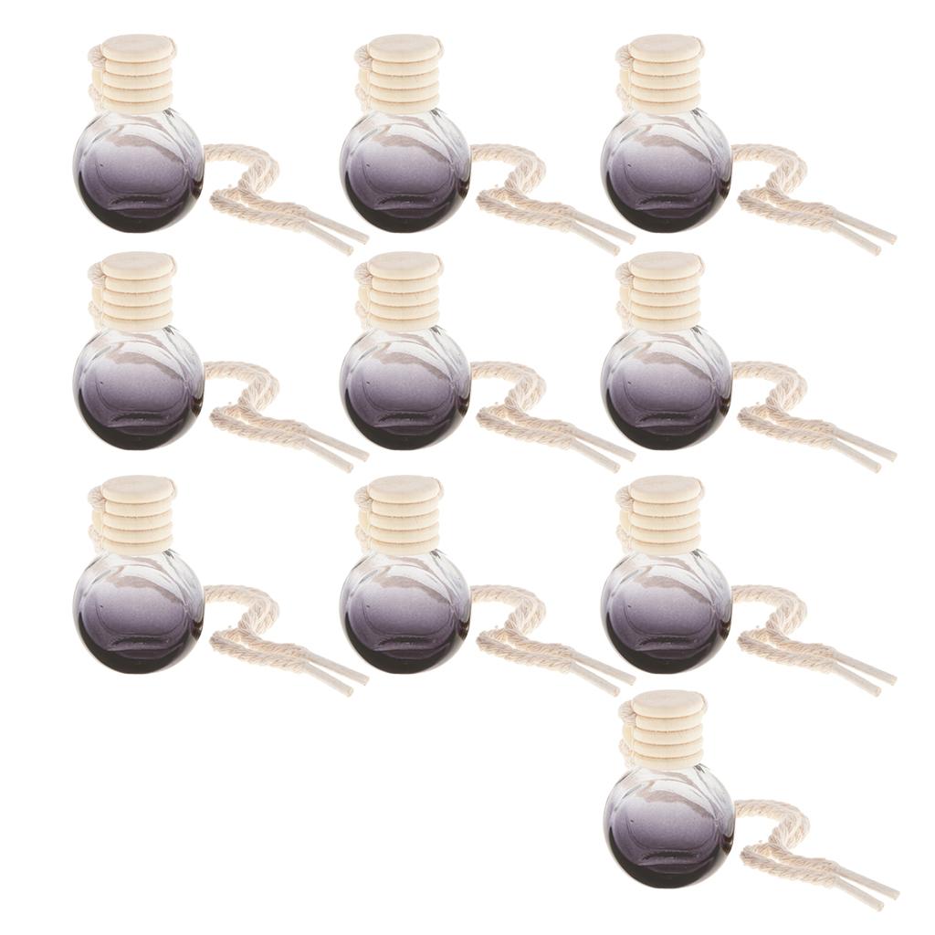 10ml Empty Perfume Bottle Pendant Car Hanging Ornament Home Decor 10Pieces