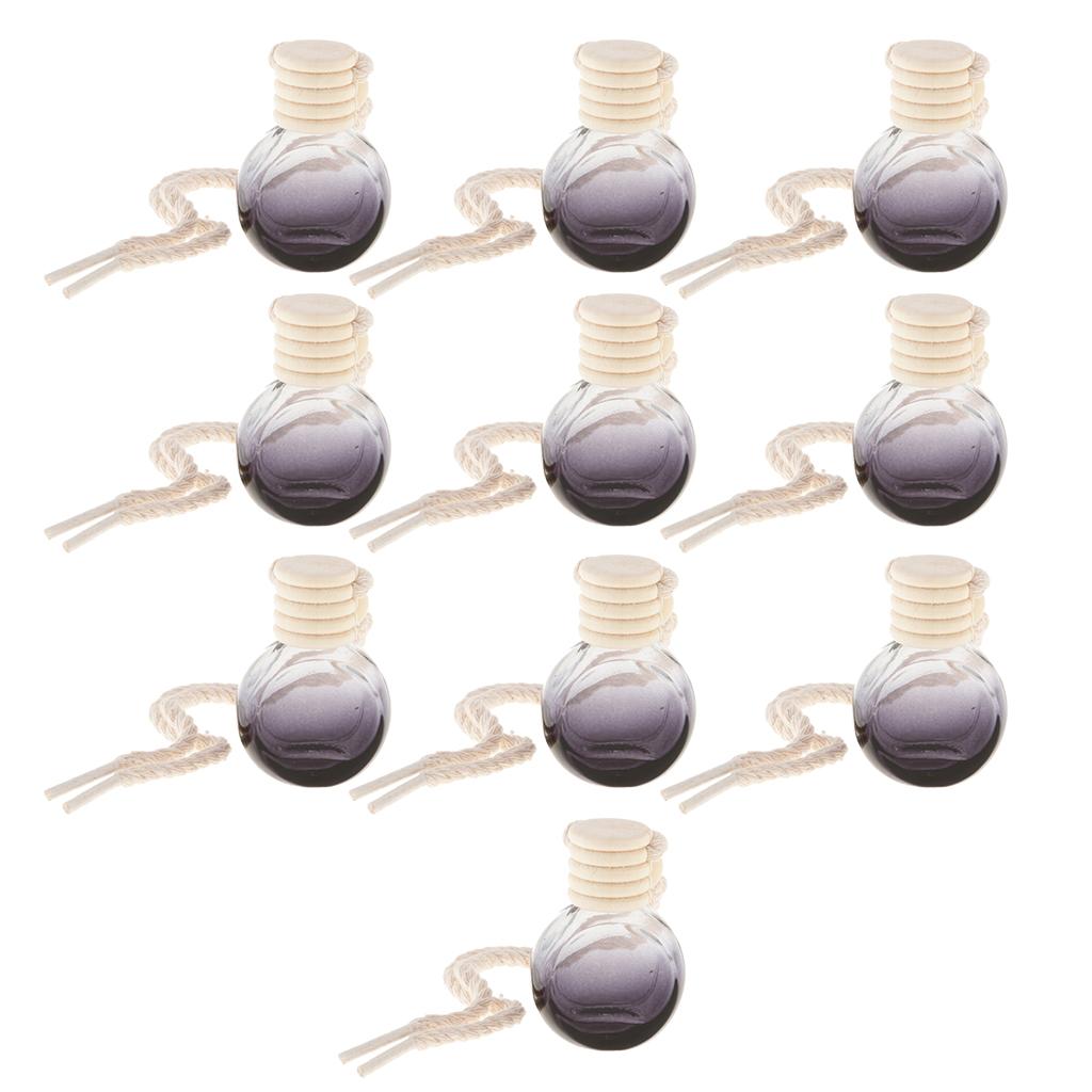 10ml Empty Perfume Bottle Pendant Car Hanging Ornament Home Decor 10Pieces