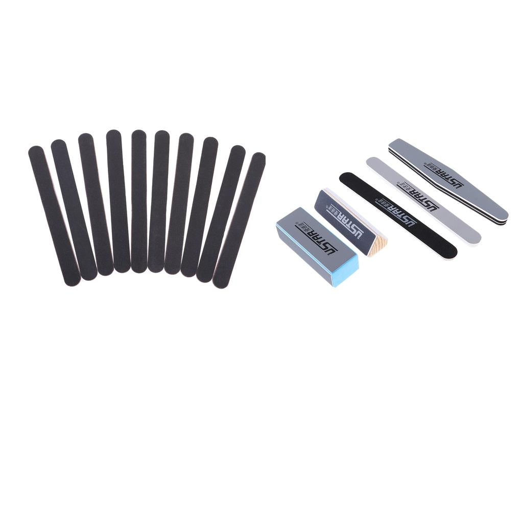 15 Piece Nail Polishing Buffing Sanding Bar Tools Set Model DIY Accessories