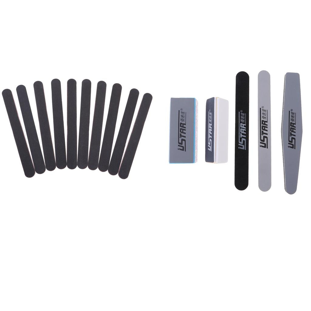 15 Piece Nail Polishing Buffing Sanding Bar Tools Set Model DIY Accessories