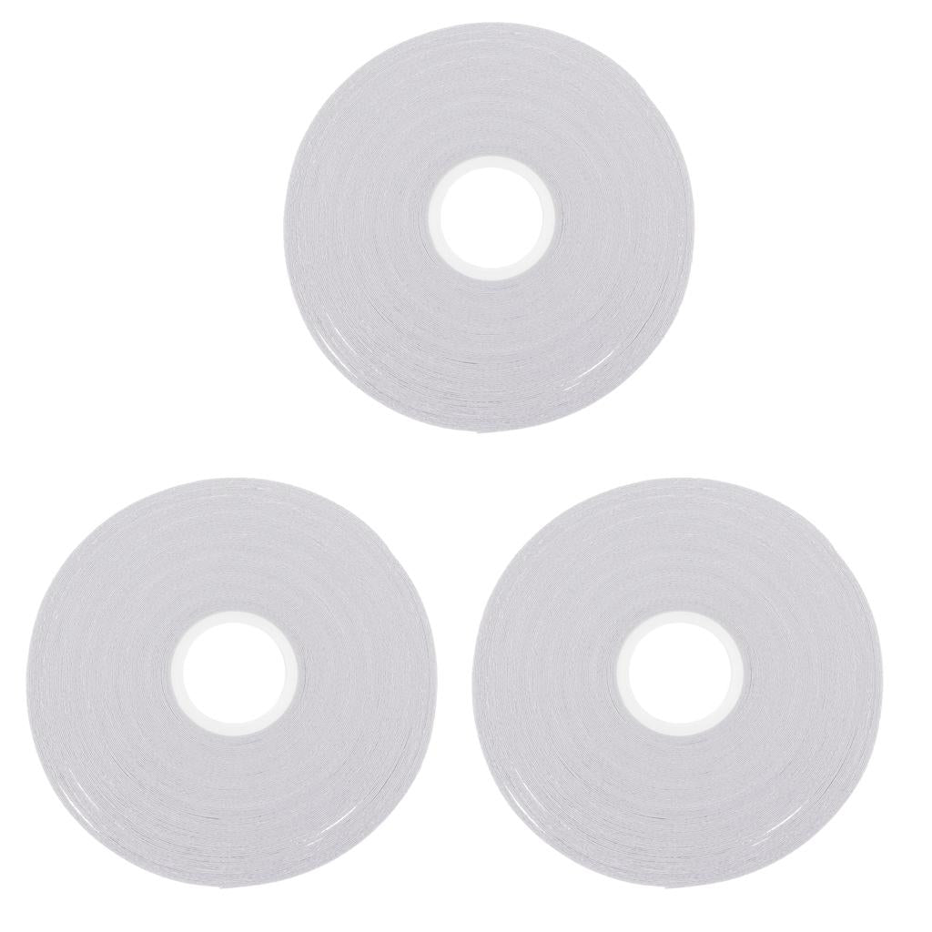3Pcs White Double Sided Tape Quilting Tape Wash Away for Sewing 21.8 Yards