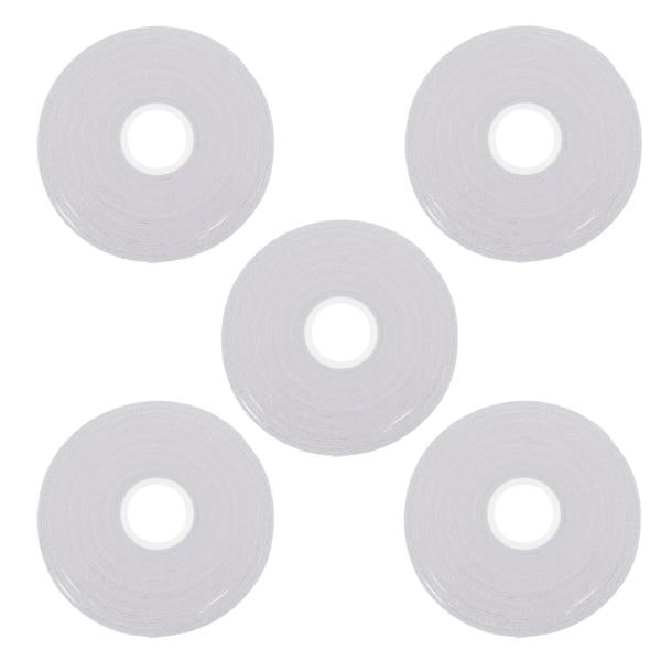 5Pcs White Double Sided Tape Quilting Tape Wash Away Tape 21.8 Yards