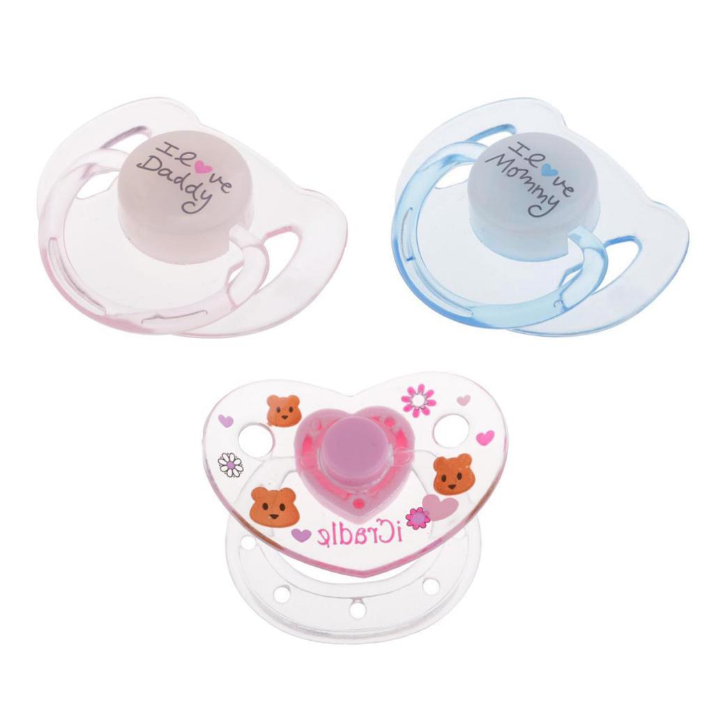 3 Pieces Cute Simulation Magnetic Pacifier Models For Newborn Baby Supplies