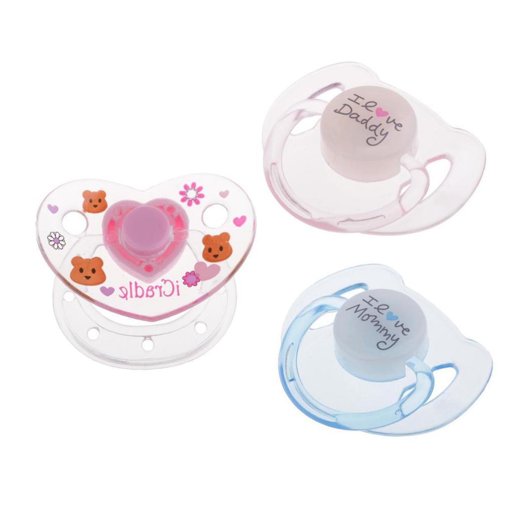 3 Pieces Cute Simulation Magnetic Pacifier Models For Newborn Baby Supplies