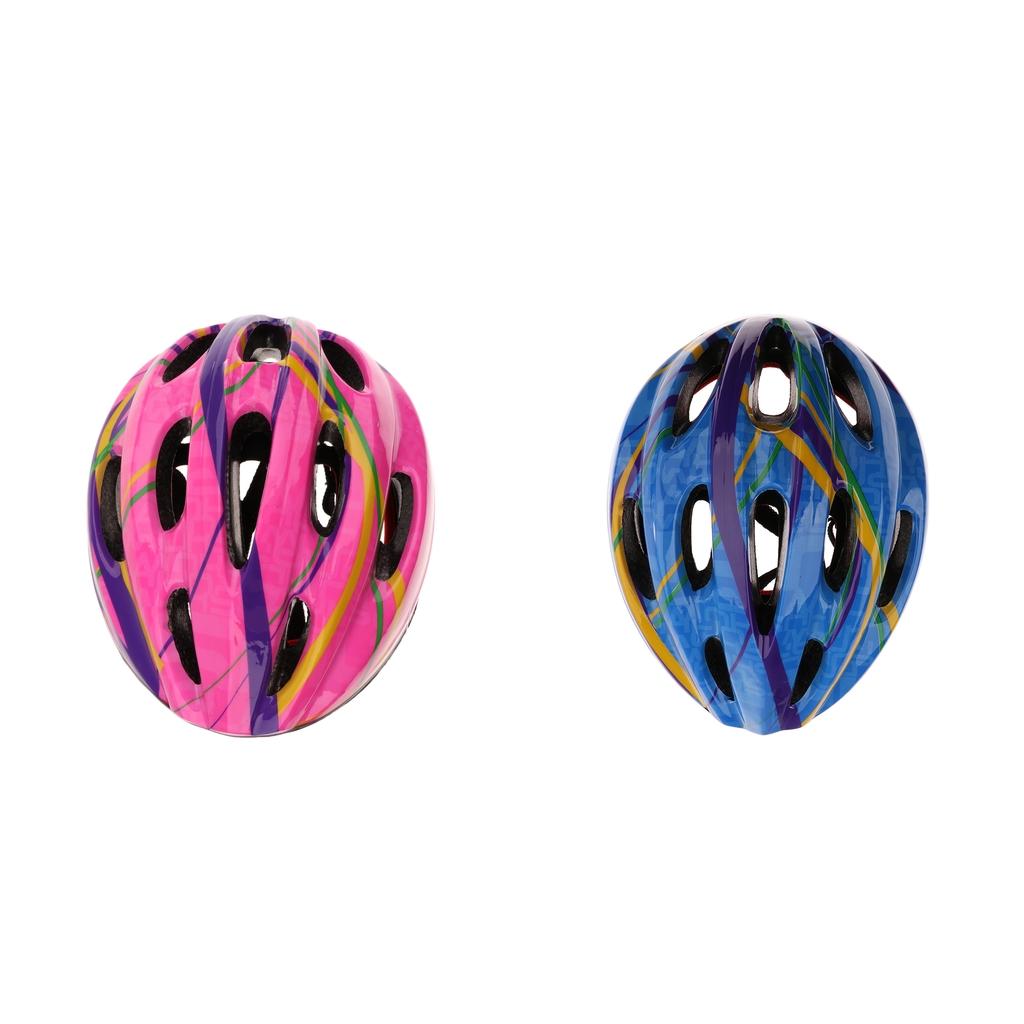 2Pcs Children Kids Adjustable Skating Riding Helmets Head Protective Gear