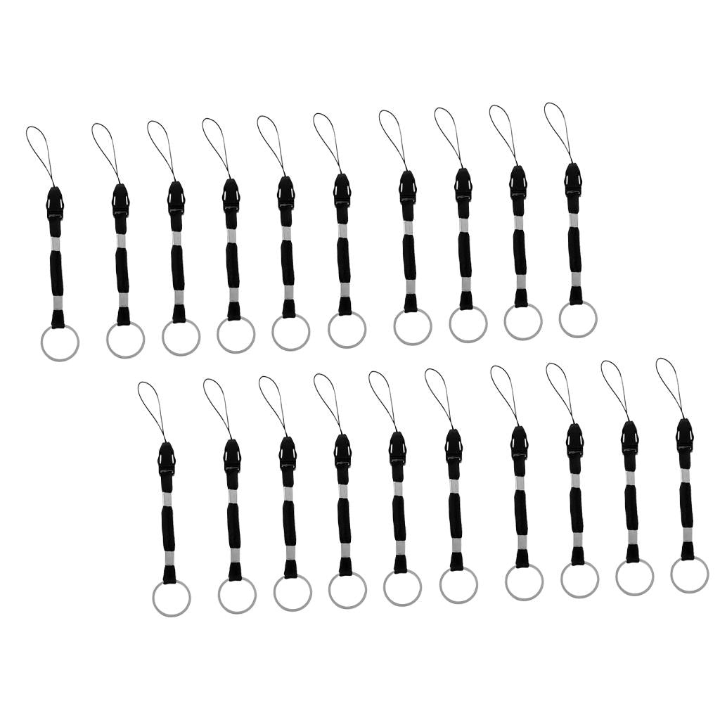20pcs Hand Wrist Strap Cord Paracord Lanyard Flashlight Camera Phone Key