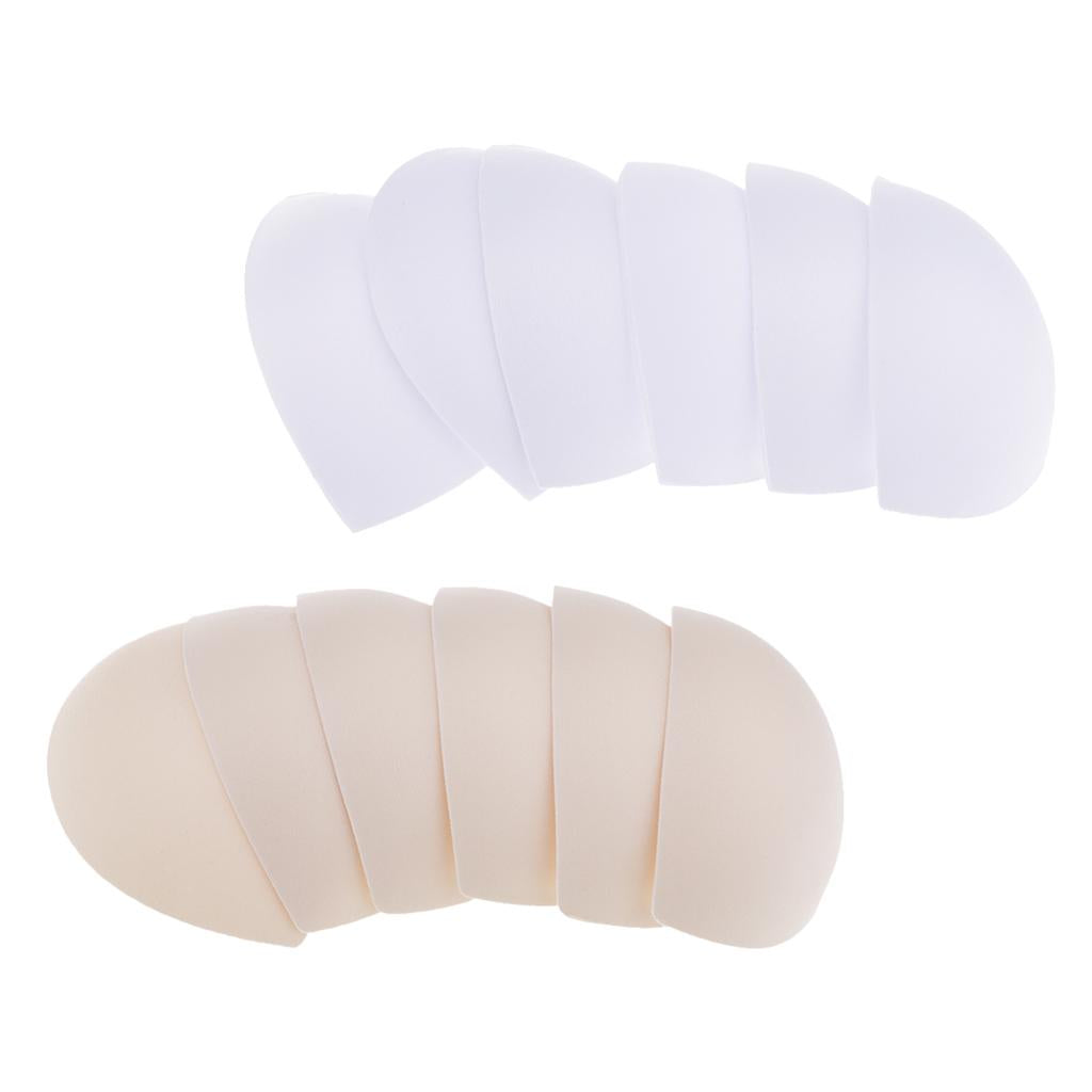 6Pairs Women Foam Inserts Breast Bra Pads Swimwear Bikini Pads