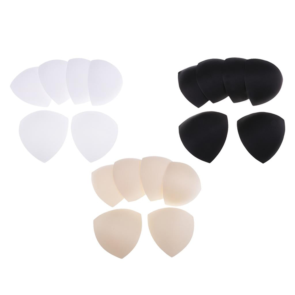9 Pairs Soft Women's Triangle Bra Pads Inserts for Sports Bra Bikini