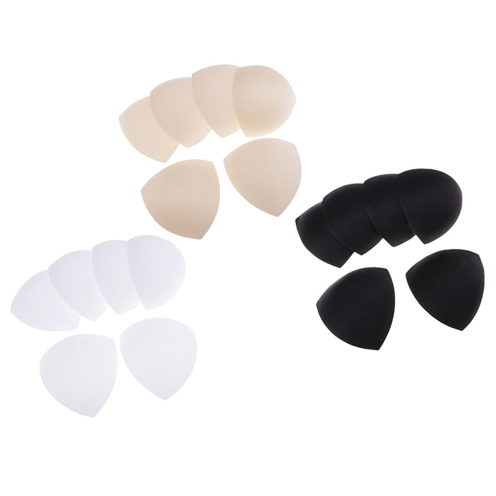 9 Pairs Soft Women's Triangle Bra Pads Inserts for Sports Bra Bikini