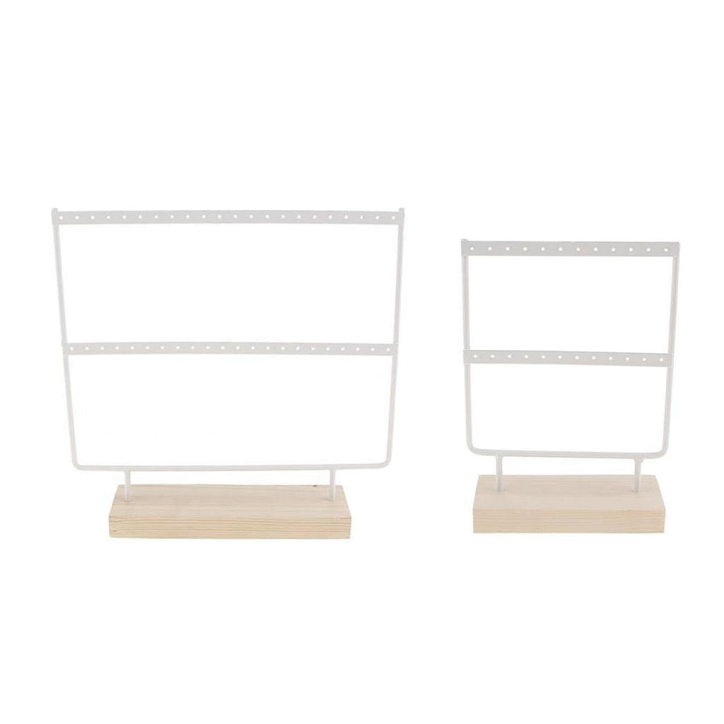 24/44 Holes Stand Rack Holder for Earring Necklace Jewelry Display Showcase