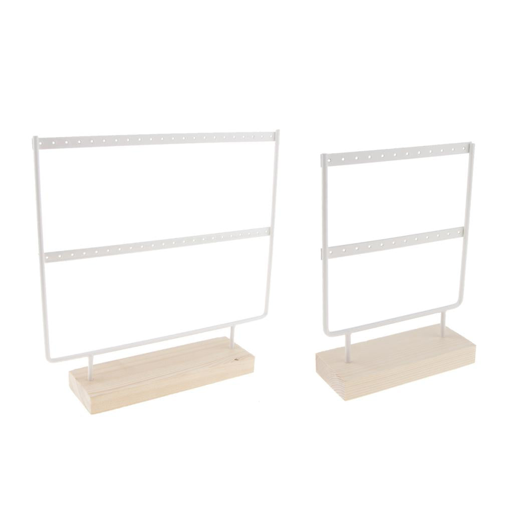 24/44 Holes Stand Rack Holder for Earring Necklace Jewelry Display Showcase