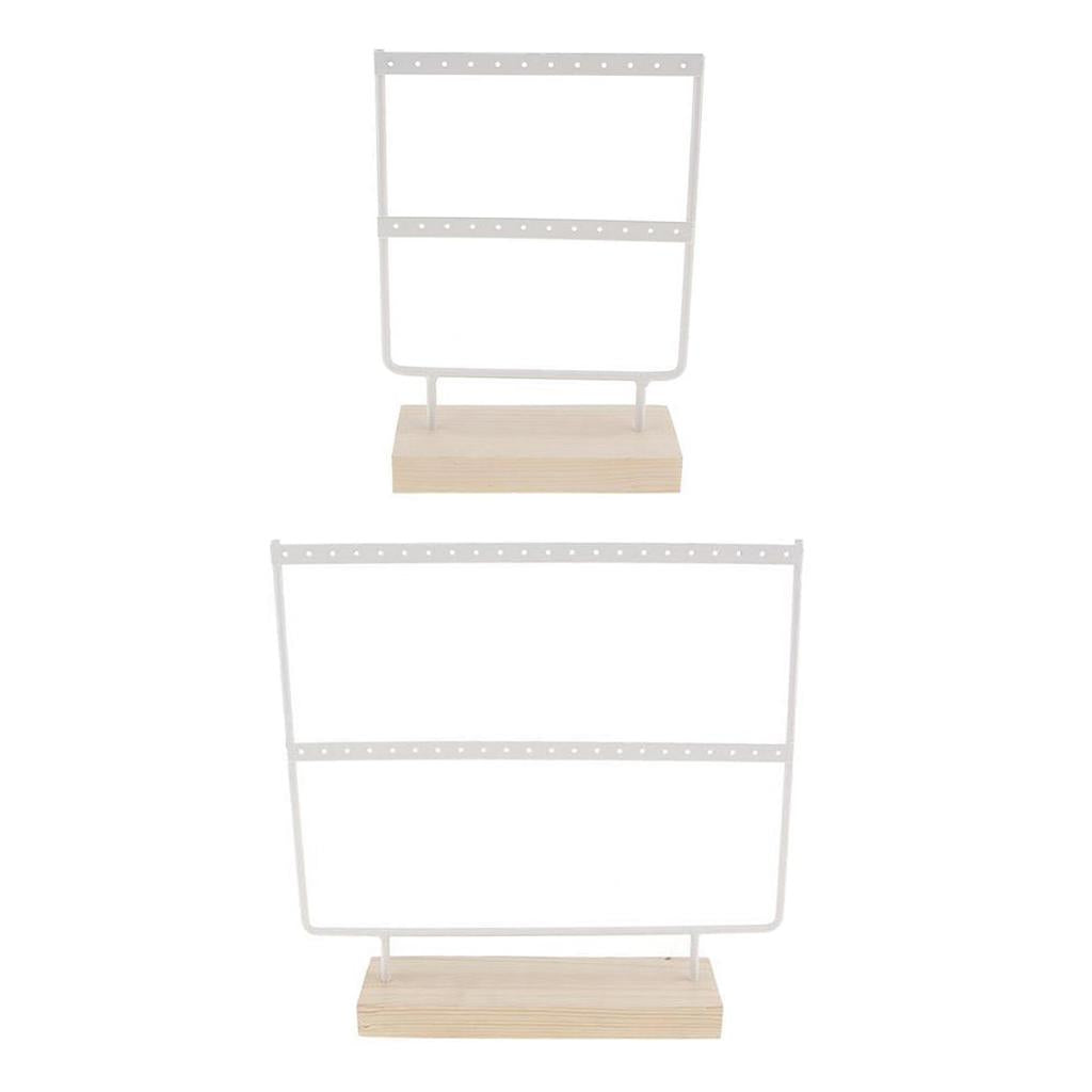 24/44 Holes Stand Rack Holder for Earring Necklace Jewelry Display Showcase