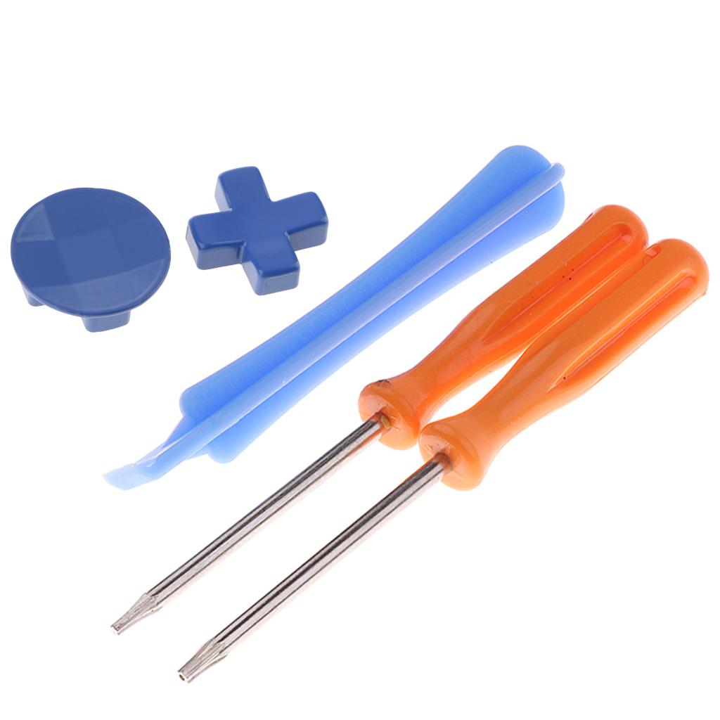 Controller D-pad Direction Button Blue+T8 T6 Screwdriver for One Elite