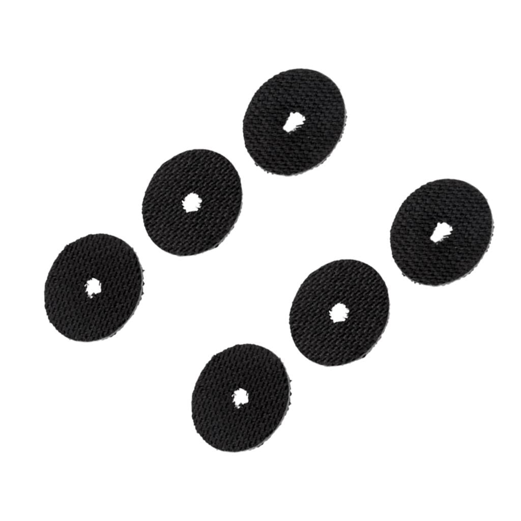 6pcs Carbon Fiber Drag Washers Baitcasting Reel Part Smooth Drag