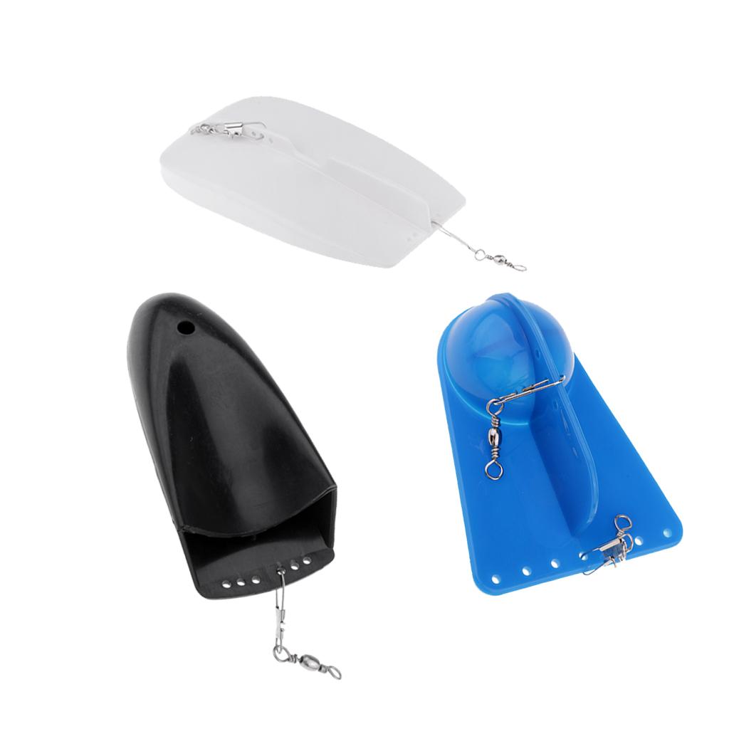 3pcs ABS Plastic Adjustable Weight Sea Fishing Trolling Diving Board 3 Color
