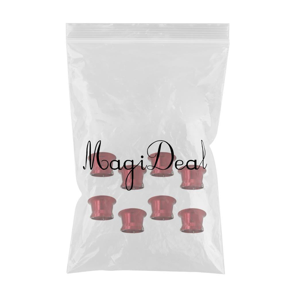 8pcs 50mm Air Filter Interface Cup for 24/26/28/30mm Motorcycle Carb Red