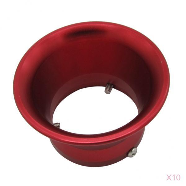 10pcs 50mm Air Filter Interface Cup for 24/26/28/30mm Motorcycle Carb Red