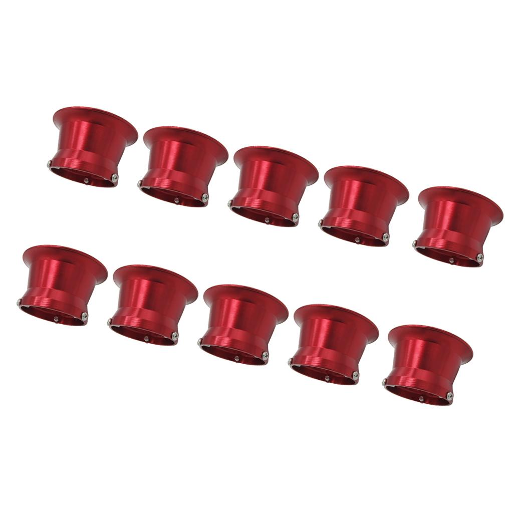 10pcs 50mm Air Filter Interface Cup for 24/26/28/30mm Motorcycle Carb Red