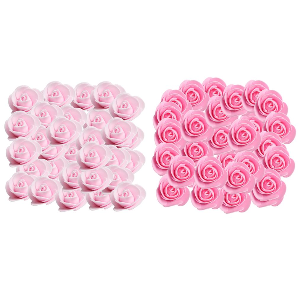 200pcs PE Foam Rose Flower Heads Artificial Rose Flowers DIY Decoration