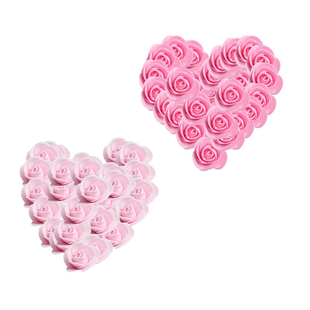 200pcs PE Foam Rose Flower Heads Artificial Rose Flowers DIY Decoration