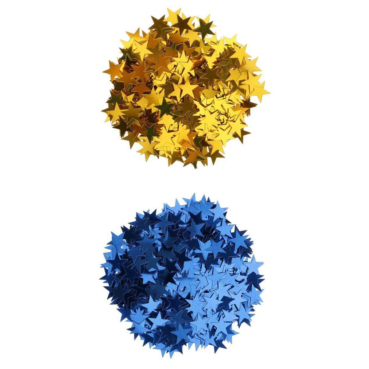 30g Star Table Confetti Wedding Birthday Party Scatter DIY 10mm Gold Blue