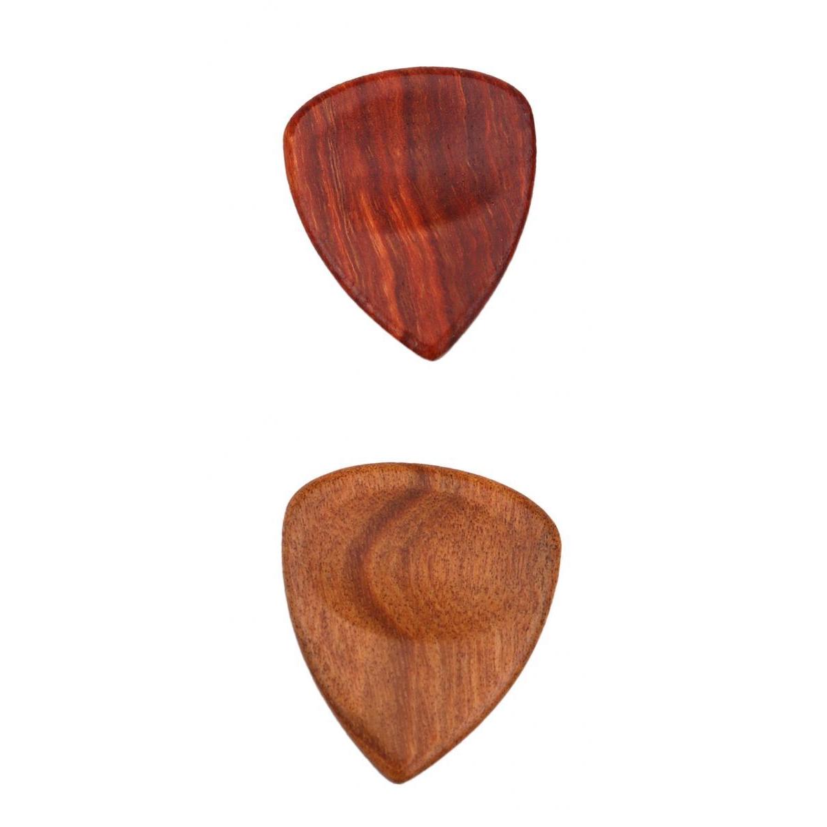 2pcs Wood Guitar Pick Plectrum Heart Shape for Guitar Parts Accessories