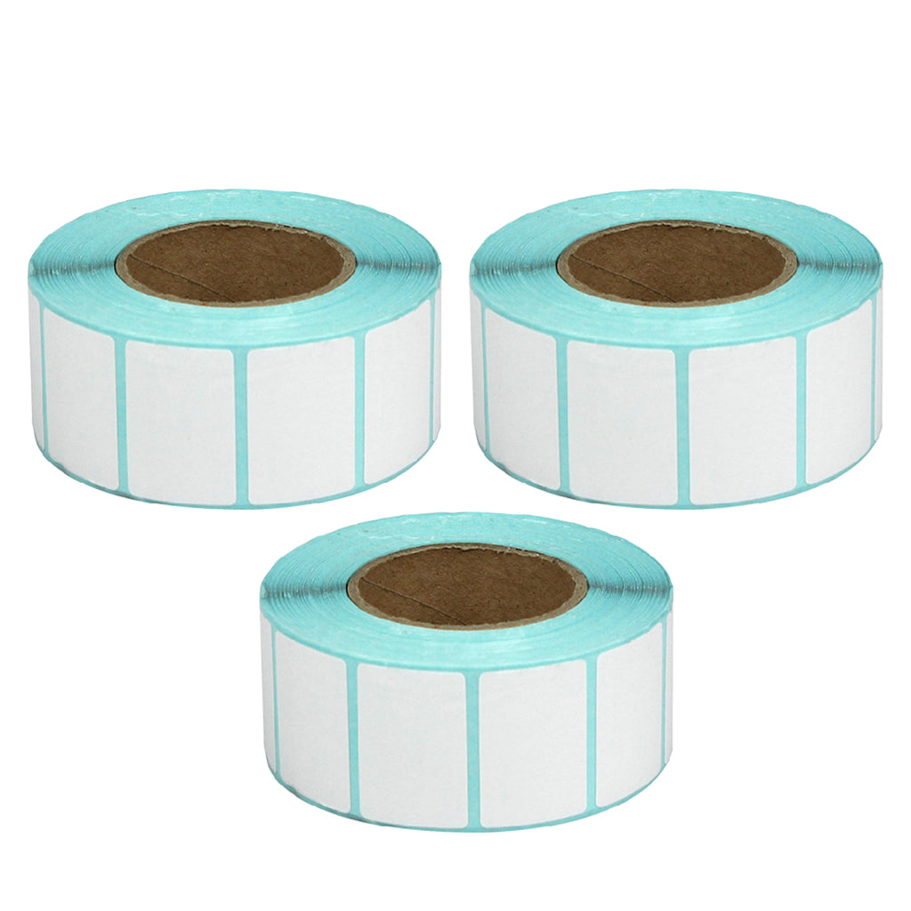 3000Pieces 30x20mm Blank White Thermal Adhesive Sticky Adress Printer Labels