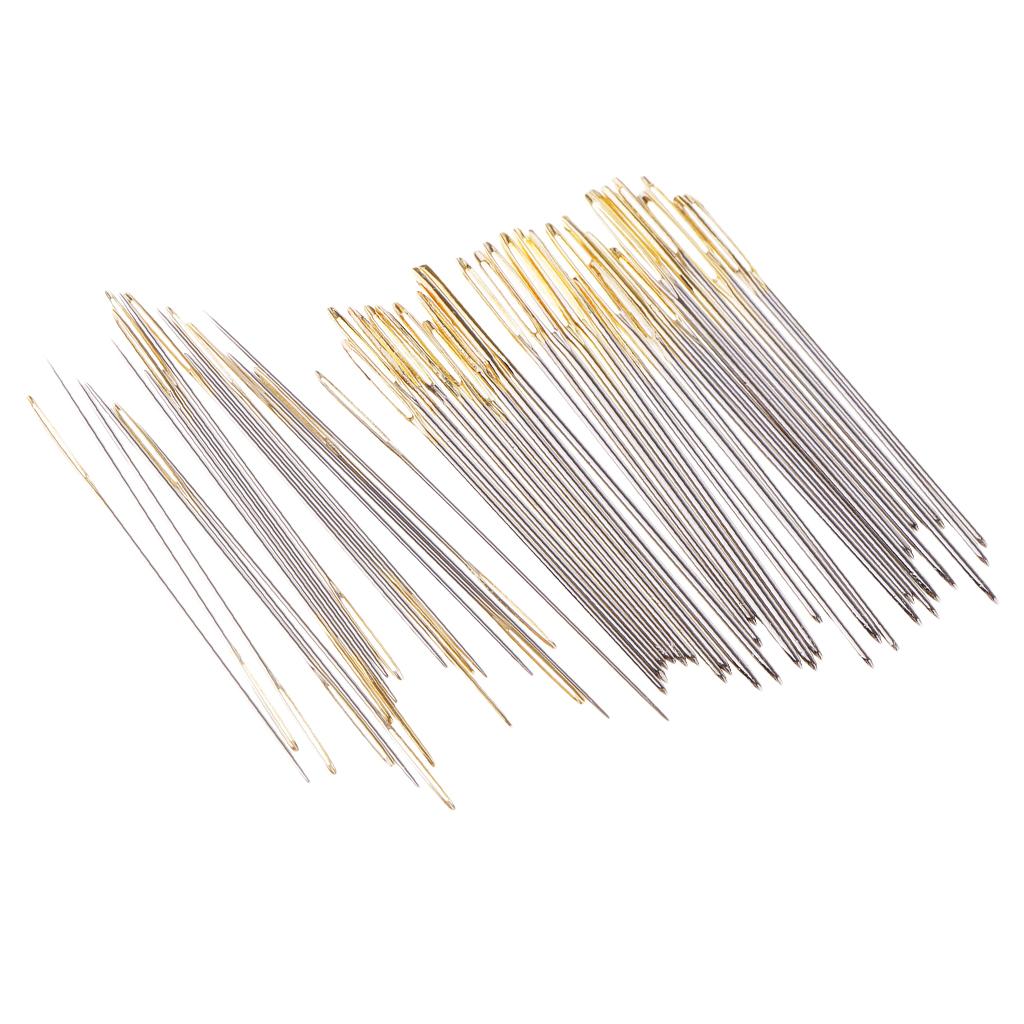 50pcs Large Eye Embroidery Fabric Cross Stitch Needles DIY Size 22 24 26 28