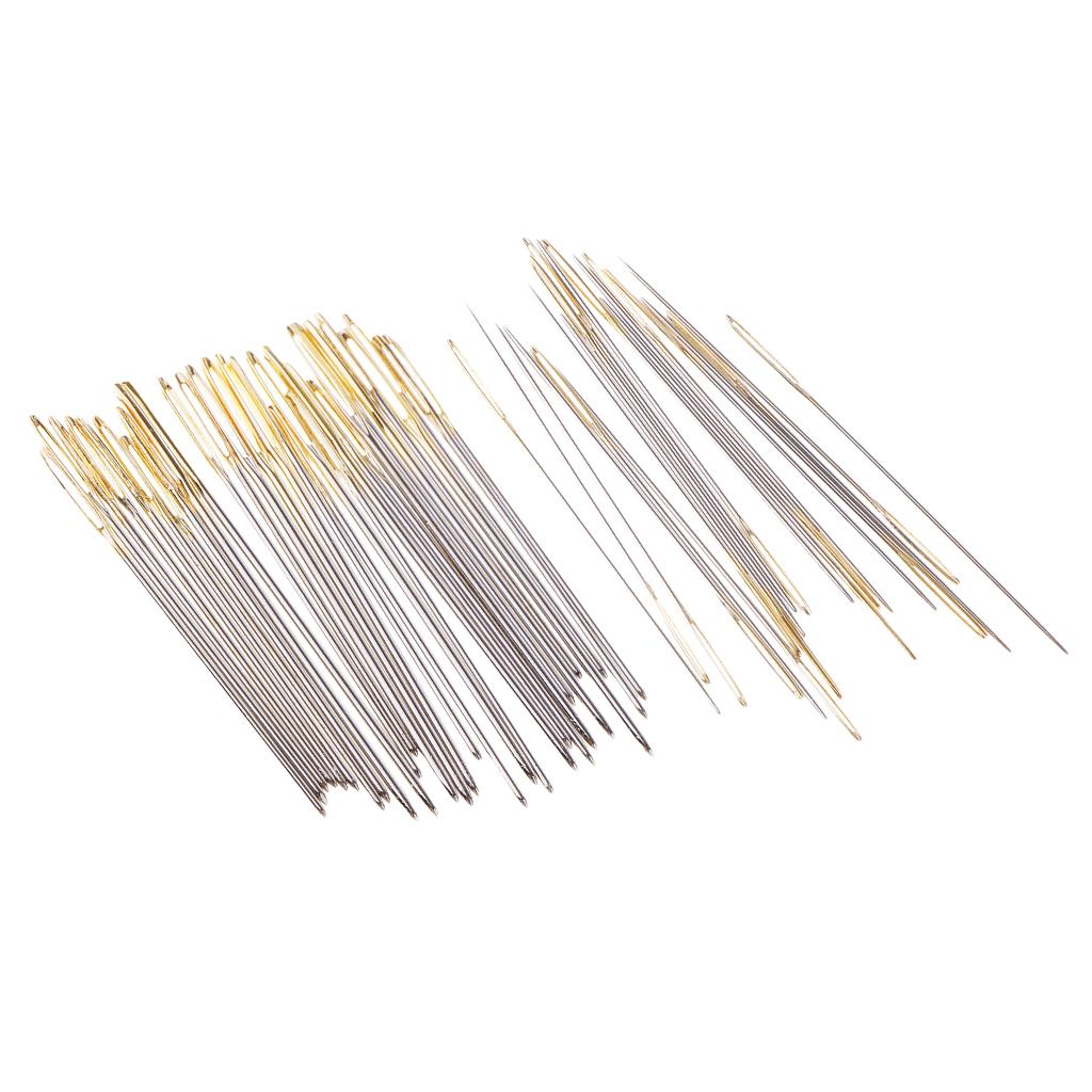 50pcs Large Eye Embroidery Fabric Cross Stitch Needles DIY Size 22 24 26 28