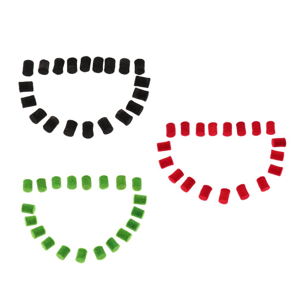 60 Pieces Saxophone Bumper Felts for Alto Tenor Soprano Saxophone Repair