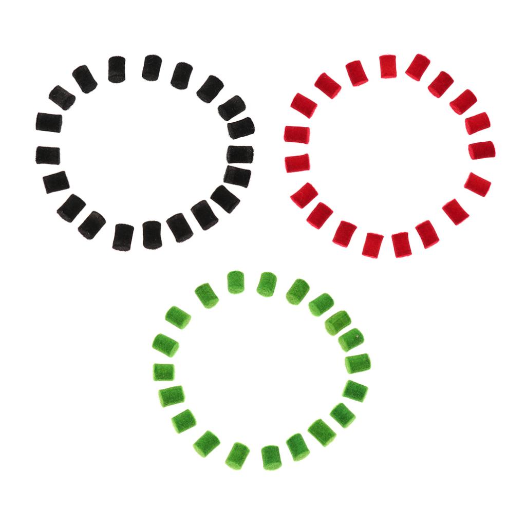 60 Pieces Saxophone Bumper Felts for Alto Tenor Soprano Saxophone Repair