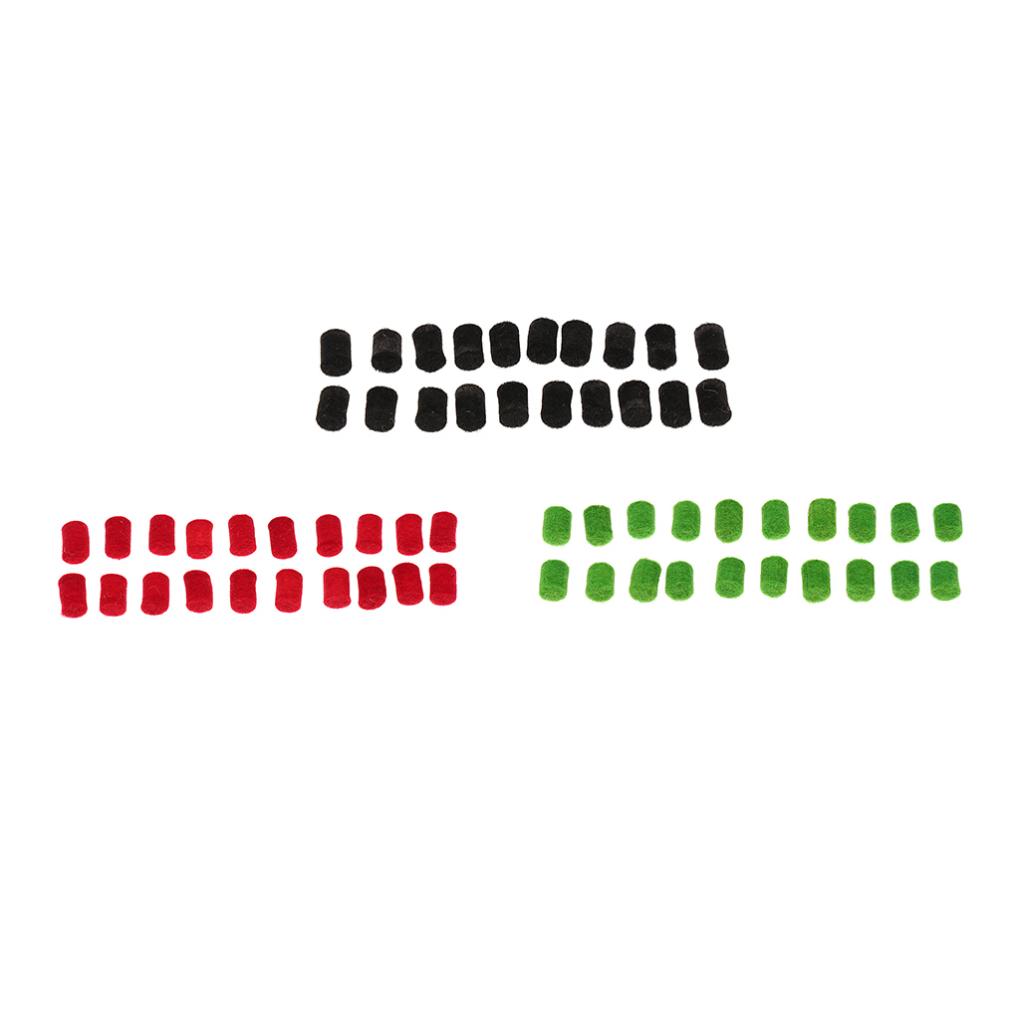 60 Pieces Saxophone Bumper Felts for Alto Tenor Soprano Saxophone Repair