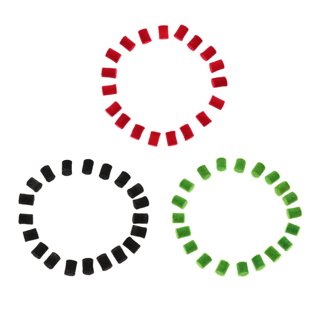 60 Pieces Saxophone Bumper Felts for Alto Tenor Soprano Saxophone Repair