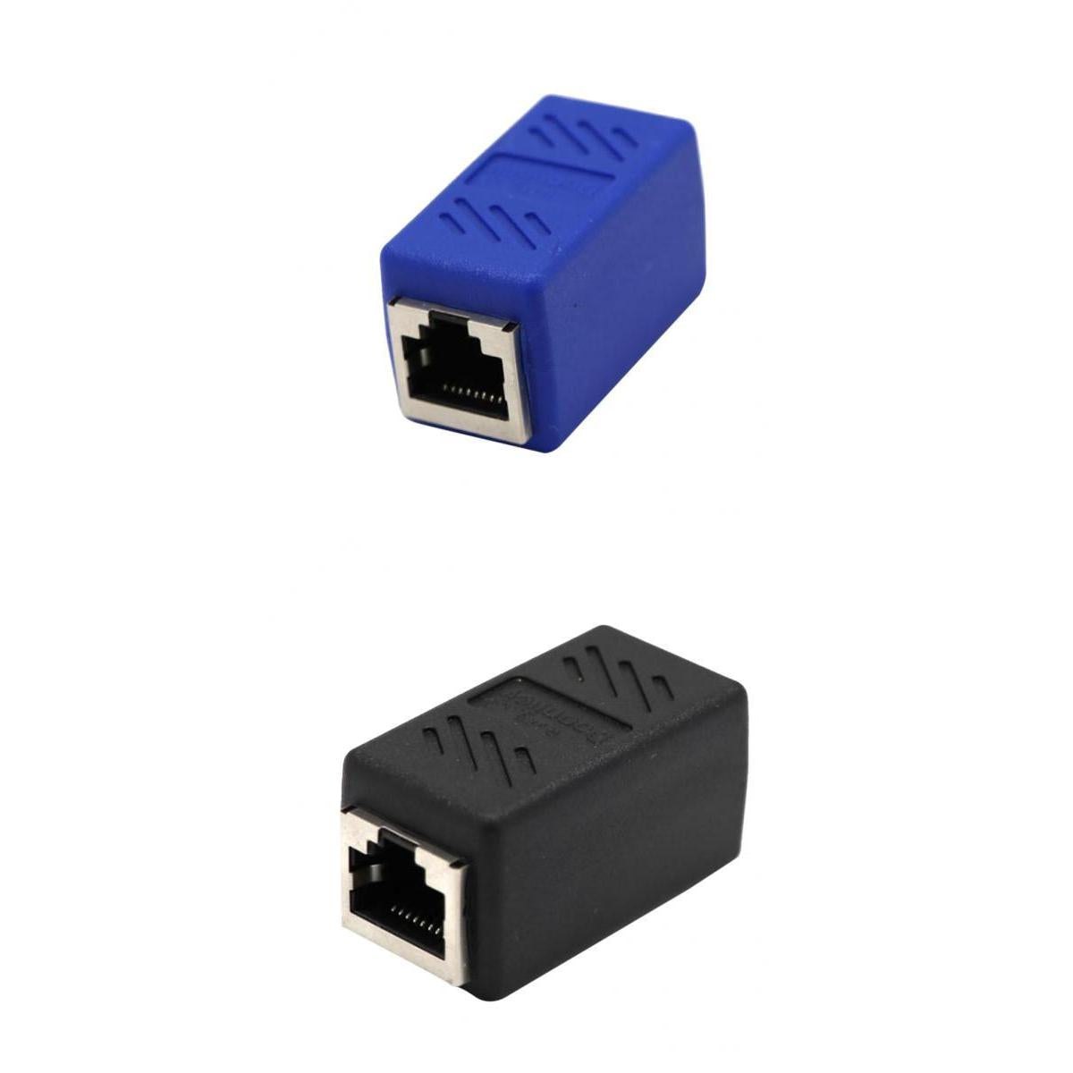 2 Pack Female to Female Network Ethernet LAN Connector Adapter