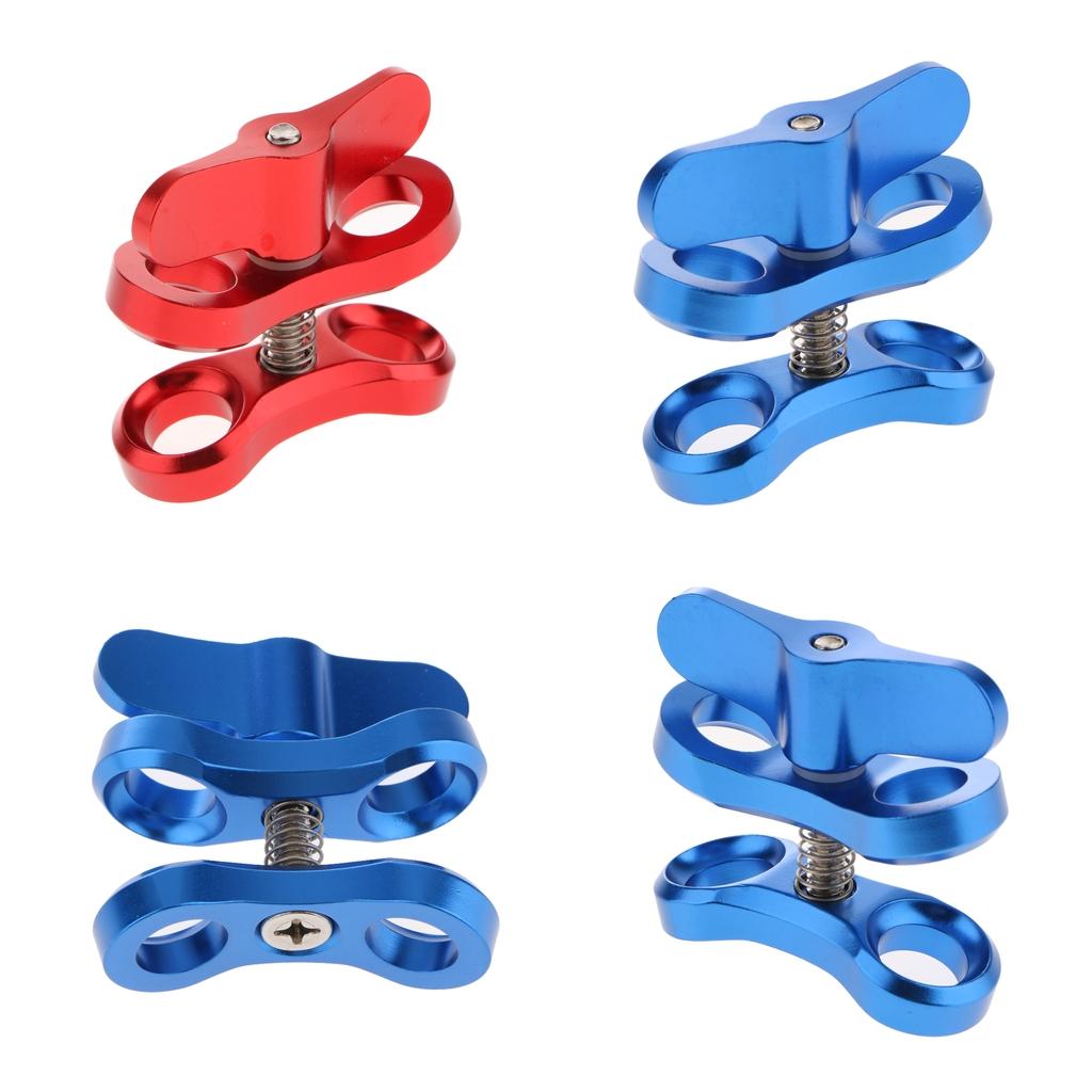 4 Packs Underwater Diving Ball Join Connector Clamp Mount Arm for Flashlight