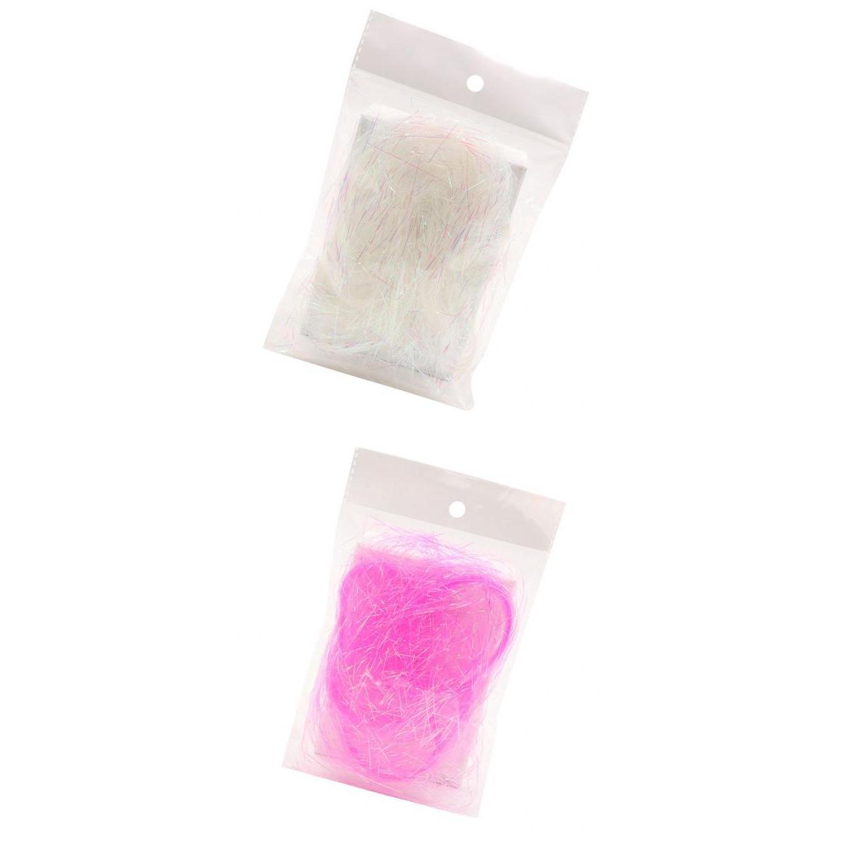 2 Bags Wedding Gift Box Filler DIY Package Filling Materials White & Pink
