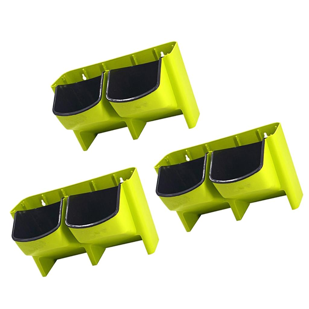 3pcs Stackable Wall Planter Garden Hanging Flower Plant Pot Self Watering