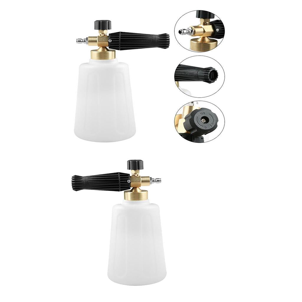 2pcs High Pressure Car Washer Snow Foam Lance Adjustable Foam Spray Cannon